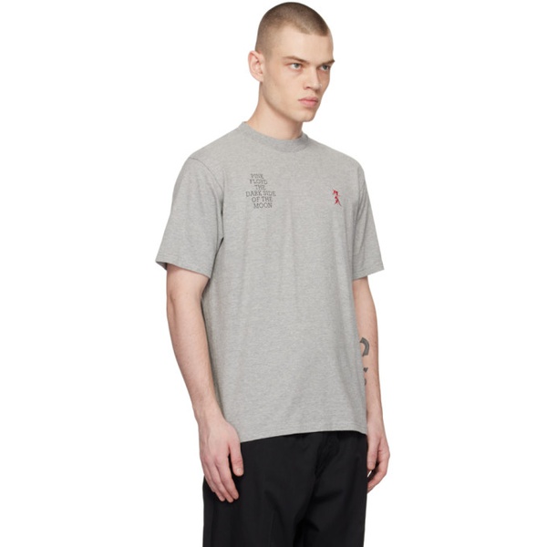  언더커버 UNDERCOVER Gray Embroidered T-Shirt 231414M213066