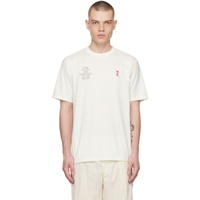 언더커버 UNDERCOVER 오프화이트 Off-White Embroidered T-Shirt 231414M213065