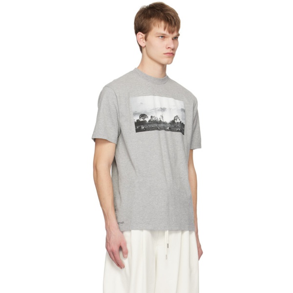  언더커버 UNDERCOVER Gray Graphic T-Shirt 231414M213063