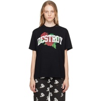 언더커버 UNDERCOVER Black Destroy T-Shirt 232414F110003