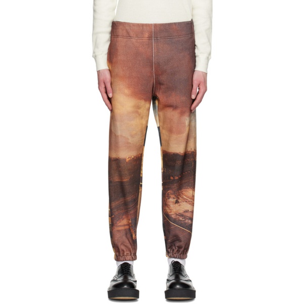  언더커버 UNDERCOVER Brown Printed Sweatpants 231414M190000