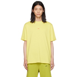UNNA Yellow Heart T-Shirt 232830M213006