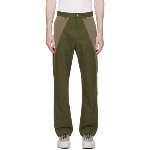  Uncertain Factor Green Trail Trousers 232985M191020