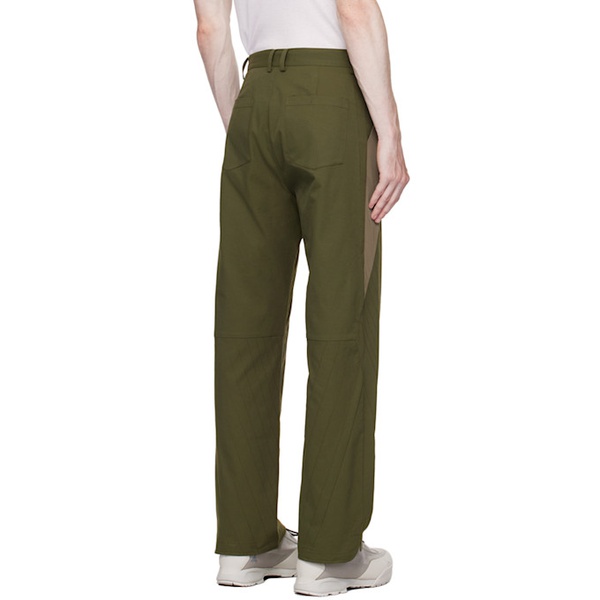  Uncertain Factor Green Trail Trousers 232985M191020