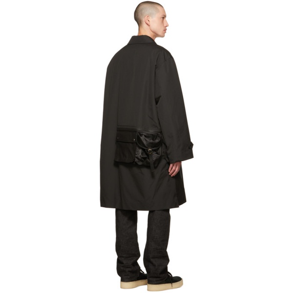  언더커버리즘 언더커버 Undercoverism Black Insulated Coat 222822M176000