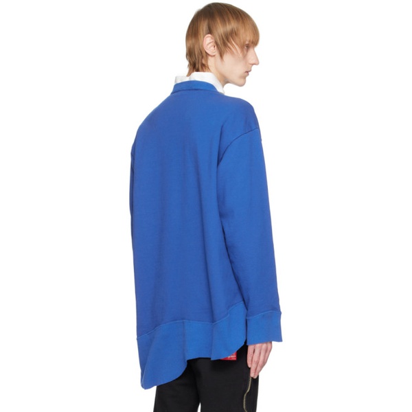  언더커버리즘 언더커버 Undercoverism Blue Printed Sweatshirt 231822M204000