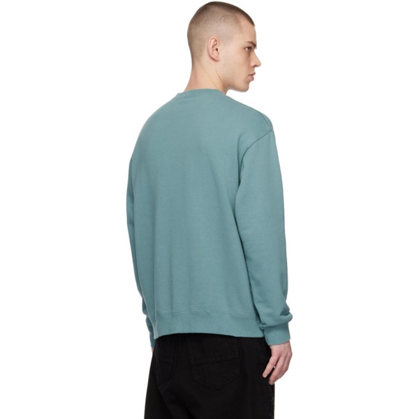 언더커버리즘 언더커버 Undercoverism Green Embroidered Sweatshirt 231822M204006