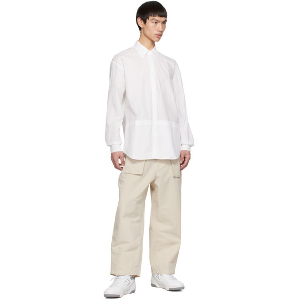  Uniform Bridge White Uniform Shirt 232155M192000
