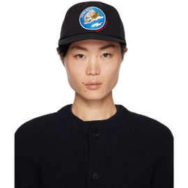 Uniform Bridge Black Flying Skull Cap 241155M139001