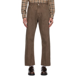 Uniform Bridge Brown Comfort Jeans 241155M186003