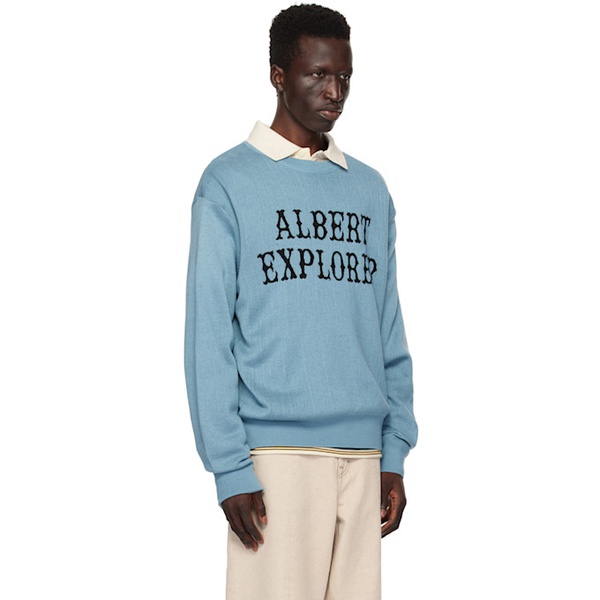  Uniform Bridge Blue Albert Explorer Sweater 242155M201000
