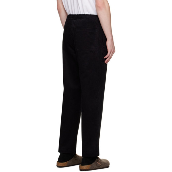  Uniform Experiment Black Standard Easy Trousers 232434M191002