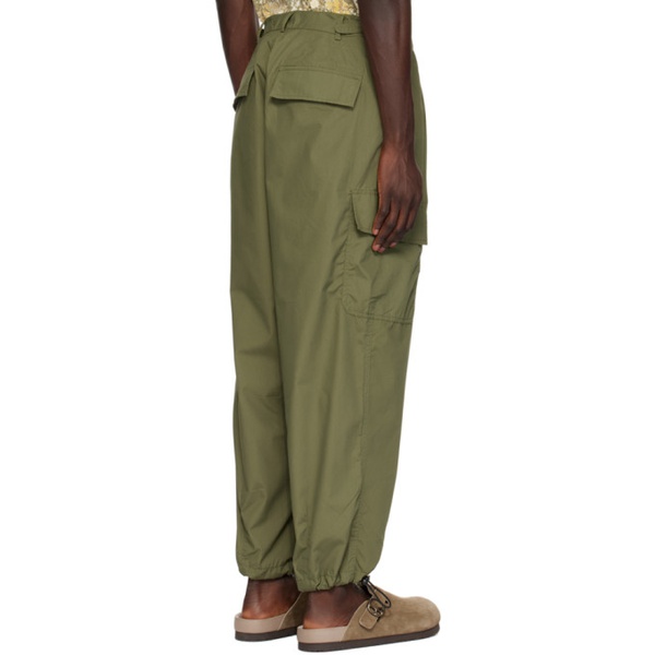  Universal Works Khaki Loose Cargo Pants 241674M188000