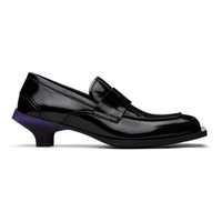 Untitlab Black Heel Derbys 241167M231004