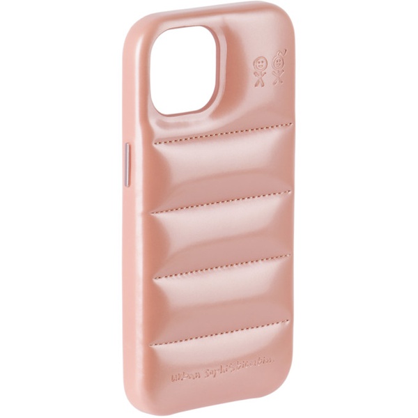  Urban Sophistication Pink The Puffer iPhone 15 Case 232565M645022