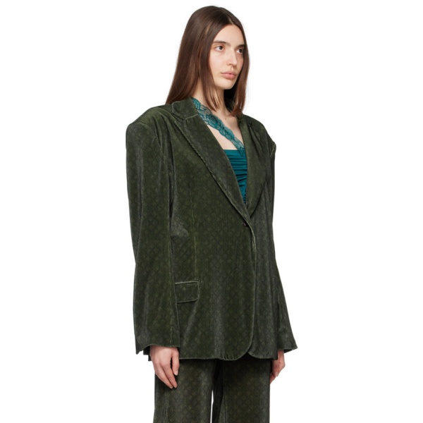  VAILLANT Green Oversized Blazer 222981F057000