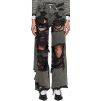 VAQUERA Gray Distressed Jeans 232999M186002
