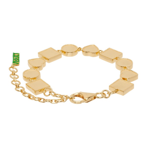  VEERT Gold The Shape Bracelet 241999M142005