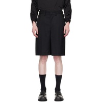 VEIN Black Tropical Shorts 241964M193000