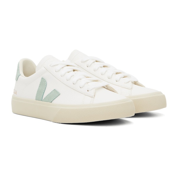  베자 VEJA White Campo ChromeFree Leather Sneakers 241610F128035