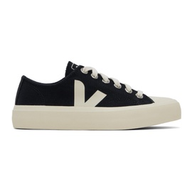 베자 VEJA Black Wata II Low Canvas Sneakers 241610F128028