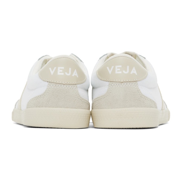 베자 VEJA White & Gray Volley Canvas Sneakers 241610M237060