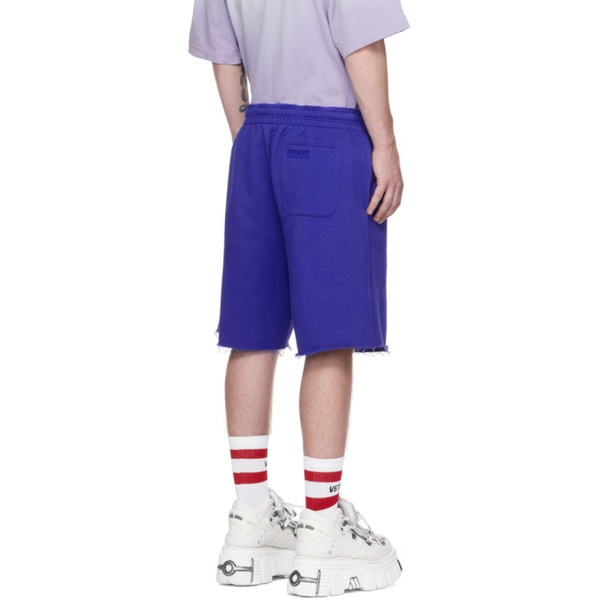  Blue Gvasalia For 베트멍 Vetements Shorts 231669M193003