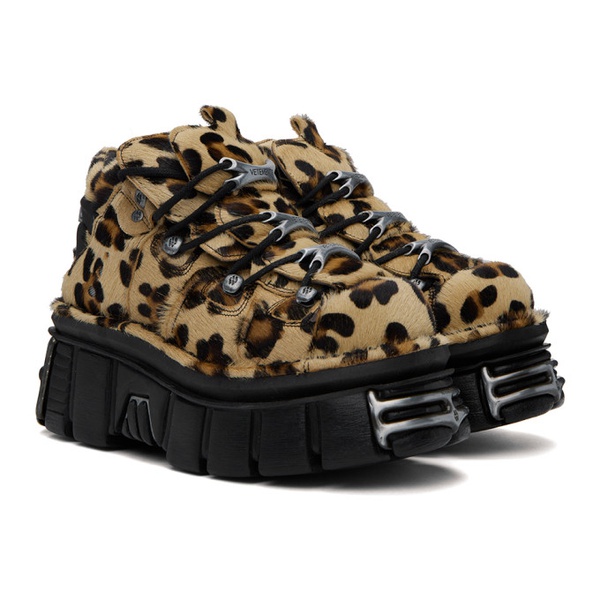  베트멍 VETEMENTS Brown New Rock 에디트 Edition Platform Sneakers 231669M237002