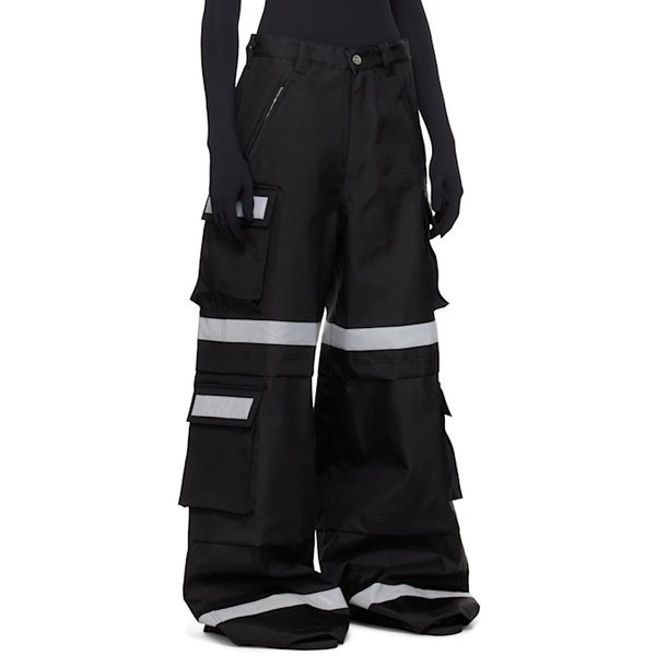  베트멍 VETEMENTS Black Security Workwear Cargo Pants 241669M188000