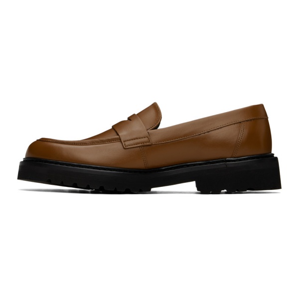 VINNY'S Brown Richee Loafers 241961M231007