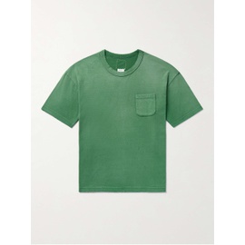 비즈빔 VISVIM Jumbo Distressed Garment-Dyed Cotton-Jersey T-Shirt 1647597315465705