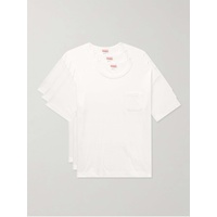 비즈빔 VISVIM Sublig Jumbo Three-Pack Cotton-Blend Jersey T-Shirts 1647597323652285