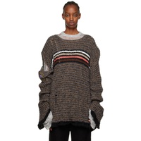 VITELLI Multicolor Striped Sweater 222021F096018
