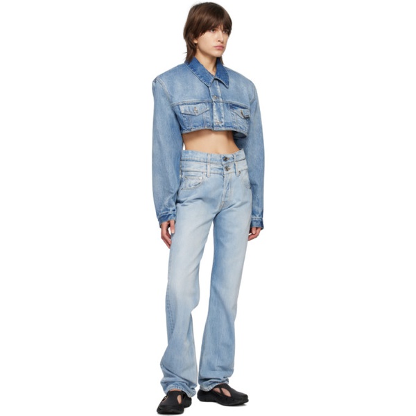  VTMNTS Blue Double Waist Jeans 231254F069001