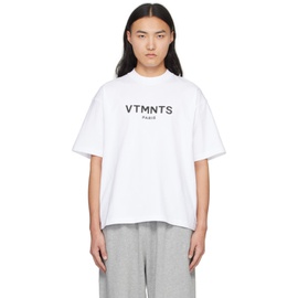 VTMNTS White Paris T-Shirt 241254M213033