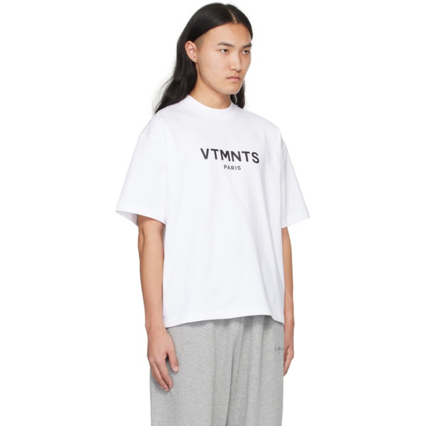  VTMNTS White Paris T-Shirt 241254M213033