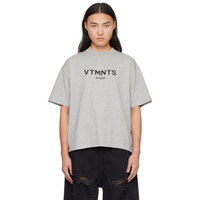 VTMNTS Gray Paris T-Shirt 241254M213034