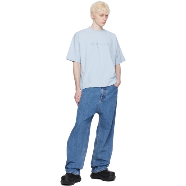 VTMNTS Blue Baggy Jeans 241254M186007