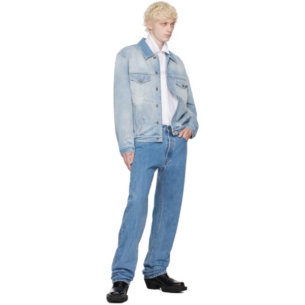  VTMNTS Blue Five-Pocket Jeans 232254M186006