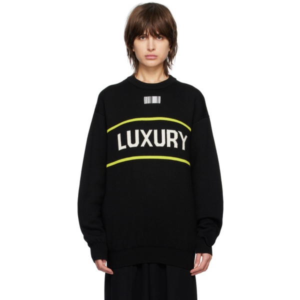  VTMNTS Black Luxury Sweater 231254F098000