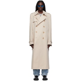 VTMNTS White Tailored Trench Coat 232254F067001