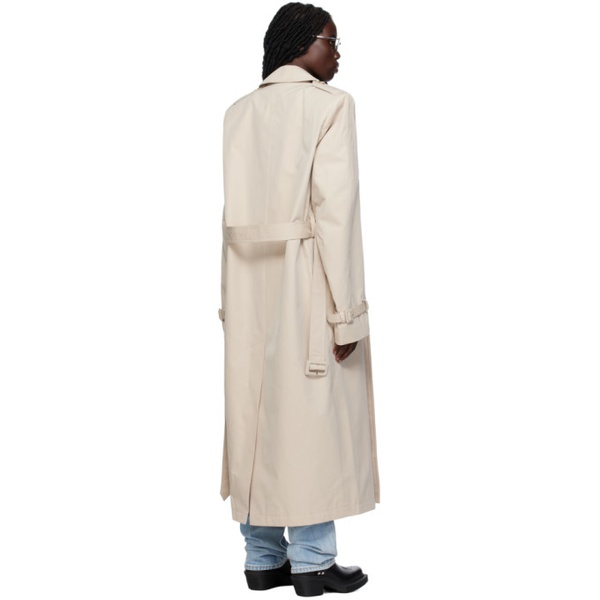  VTMNTS White Tailored Trench Coat 232254F067001