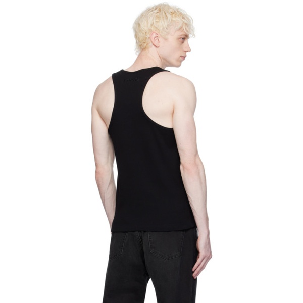  VTMNTS Black Embroidered Tank Top 241254M214002