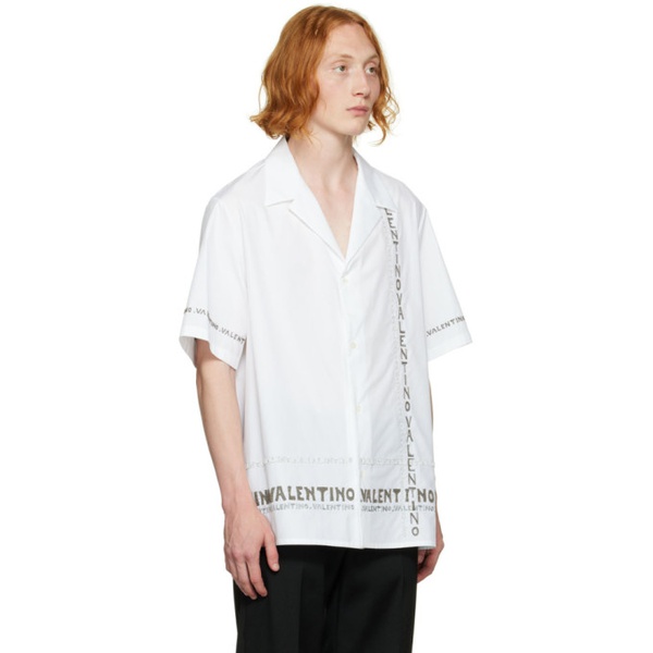 발렌티노 발렌티노 Valentino White Cotton Shirt 222476M192013
