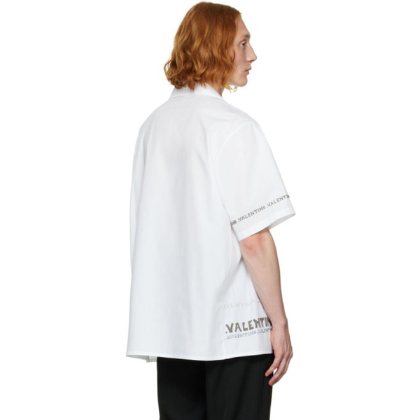 발렌티노 발렌티노 Valentino White Cotton Shirt 222476M192013