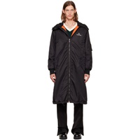 발렌티노 Valentino Black Insulated Coat 222476M176003