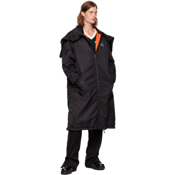 발렌티노 발렌티노 Valentino Black Insulated Coat 222476M176003