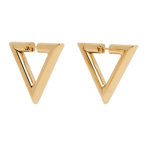 발렌티노 Valentino Garavani Gold V Detail Earrings 241807F022000
