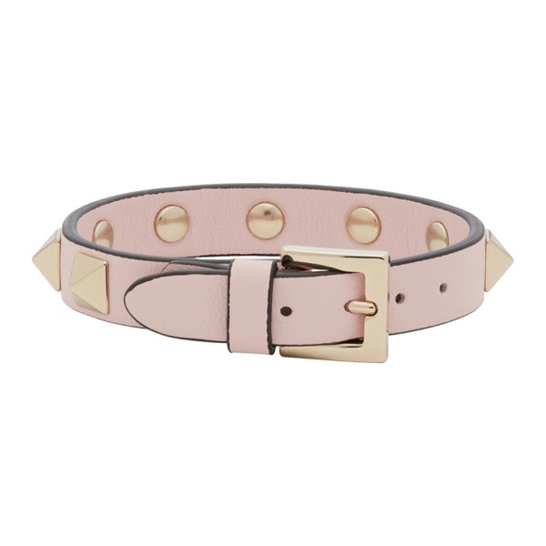  발렌티노 Valentino Garavani Pink Rockstud Bracelet 212807F020024