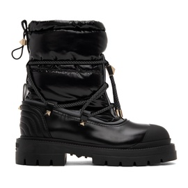 발렌티노 Valentino Garavani Black XCombat Boot 222807F113012